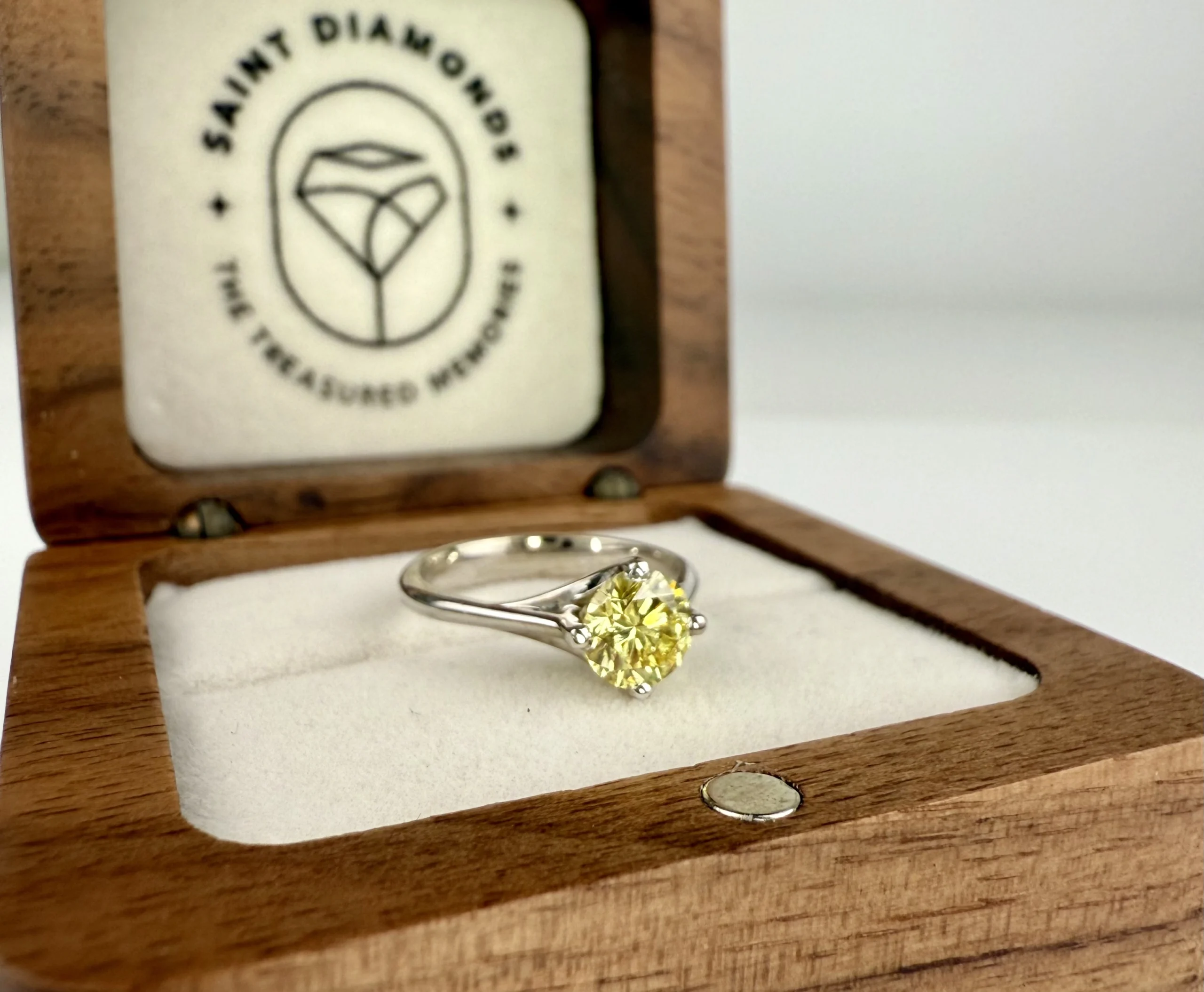Memorial Diamond Ring in a Box